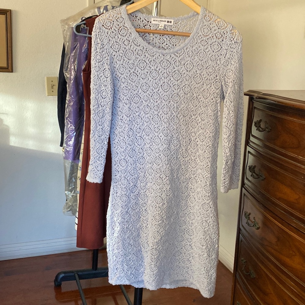 Ines de La fressange by Uniqlo cotton lace dress